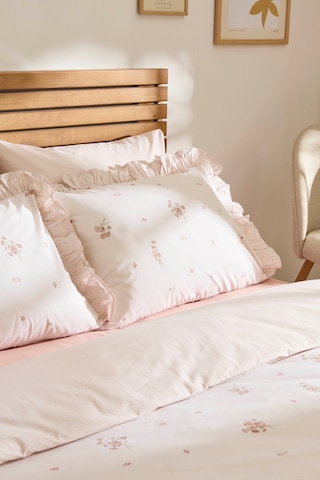 Kaşmir Home Levina %100 Pamuk Çift Kişilik Nevresim Takımı Rose