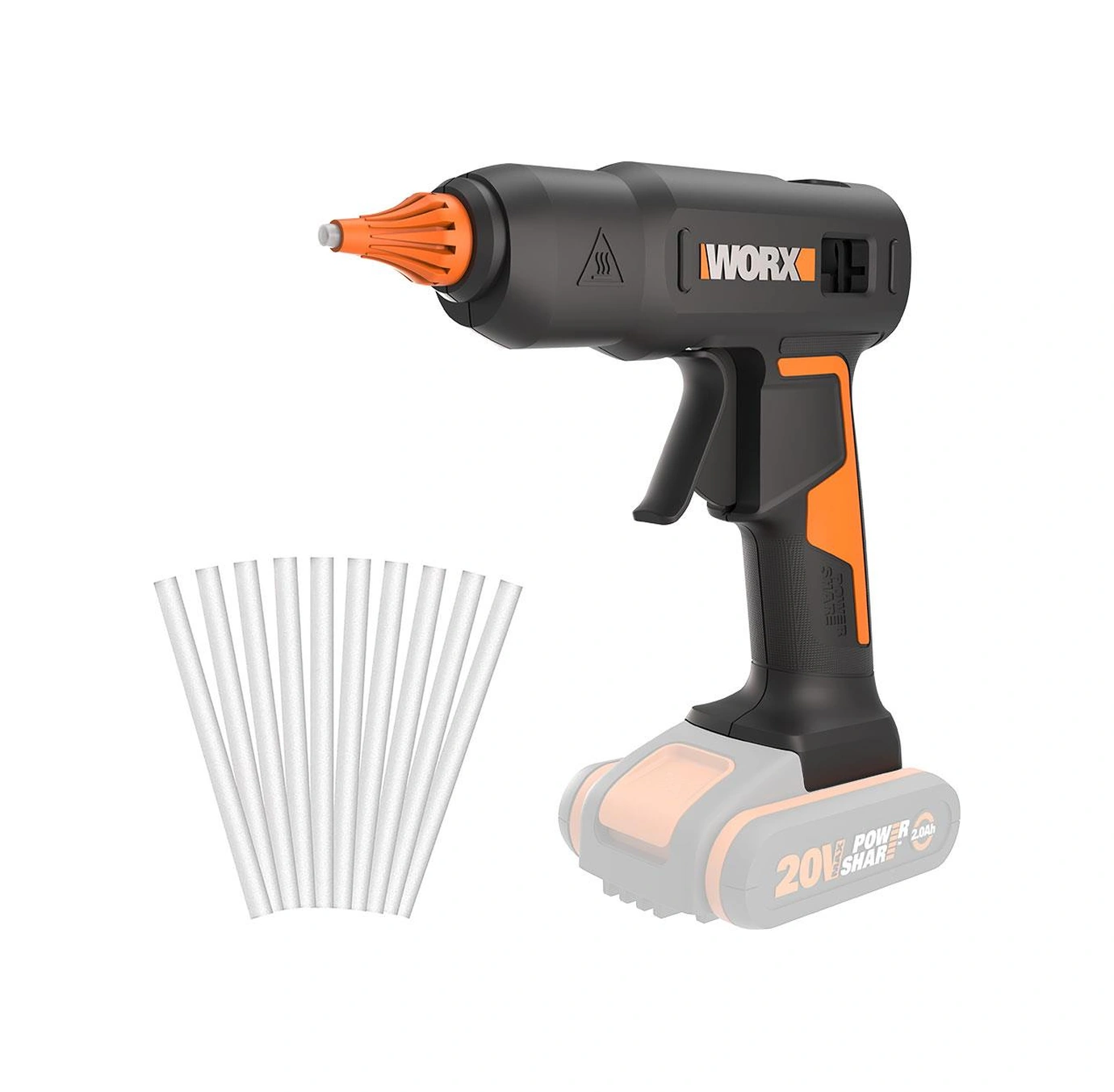 Worx Wx045.9 20volt 11mm Profesyonel Sıcak Mum Silikon Tabancası
