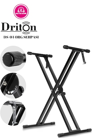Driton Ds-04 Profesyonel Ayarlanabilir Org Sehpası Ve Klavye Stan