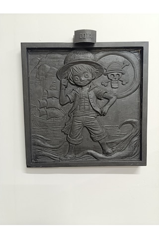 Başlık Seo Dostu : Mini Kaptan Luffy Junior Işıklı Kabartma Siy