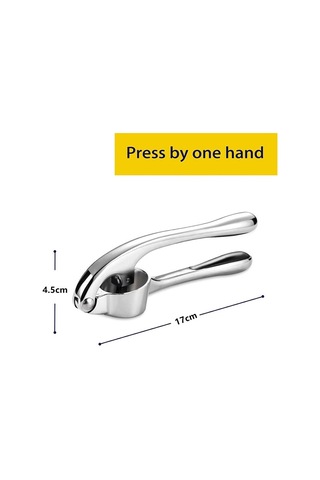 Lmetjma Premium Sarımsak Presi Paslanmaz Çelik Sarımsak Doğrayıcı Sarımsak Ezici Sıkması Ve Temizlemesi Kolay Mutfak Aletleri Jt202 Altın