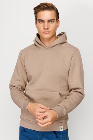 Igs İgs Standart Kapüşonlu Erkek Sweatshirt Camel