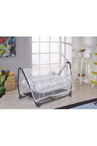 Rumiki Lüks Kolay Kurulumlu Pratik Sallanır Bebek Hamak Beşik