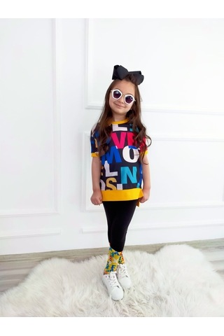 Boutiguestyles Boutıourstyles Kız Çocuk Renkli Tarz Takım