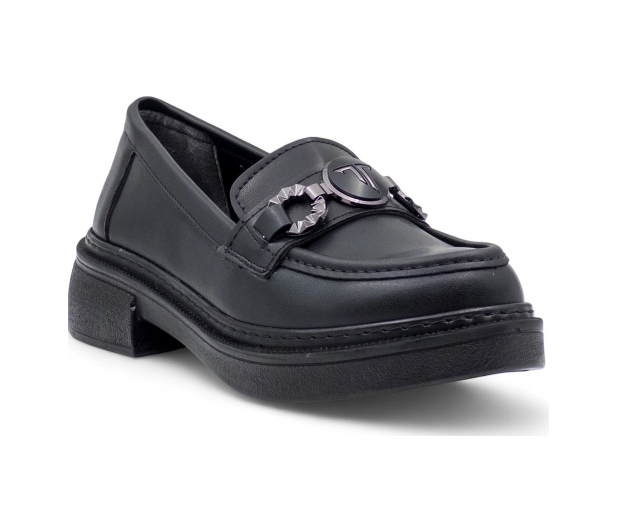 Wıssente 1823 Toka Detaylı Kadın Loafer Siyah