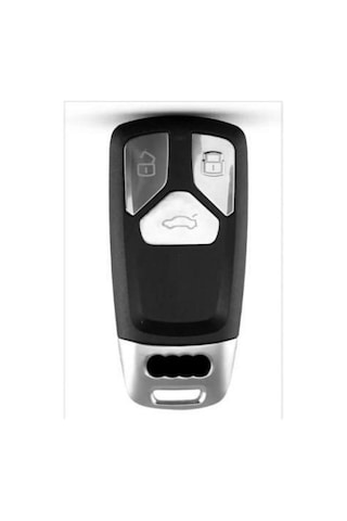 Audi Keyless A4 A5 A6 A7 Q3 Q5 Silikon Anahtar Koruma Kılıfı Siyah