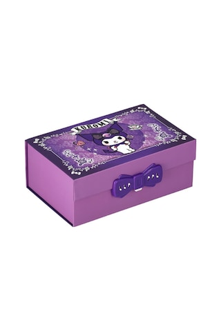 Kuromi Lisanslı Makyaj Kutu Organizer Mor