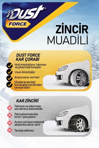 NKT GROUP  Araç Lastiği Kar Çorabı Yüksek Kalite Kırmızı