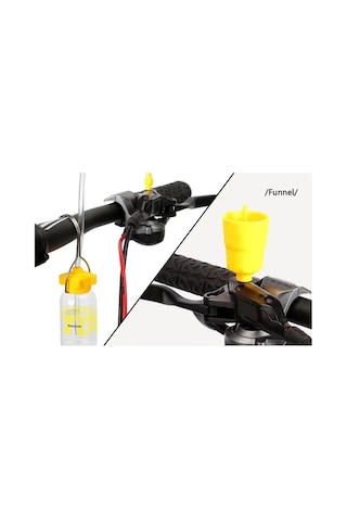 Vona Bleed Kit Tüm Frenlere Uyumlu Hidrolik Fren Yağ Değişim Kiti Sarı