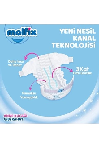 Znv Zenvia Mey İthalat Mega Paket Bebek Bezi 3 Beden 4-9 Kg 140 Adet Znv2025 Cmn