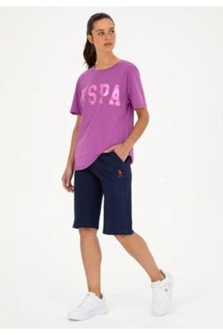 Us Polo Assn. U.s.polo Kadın Lacivert Örme Şort Vr033lacivert