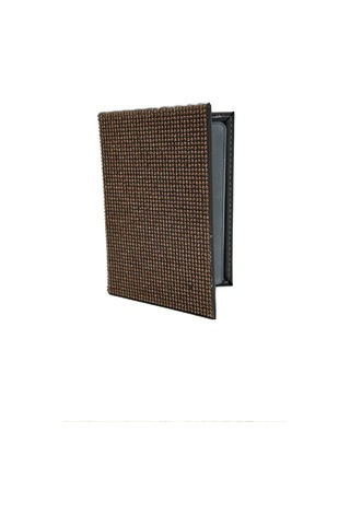 Oasis Life Gold Taşlı Ruhsat Kılıfı Kabı