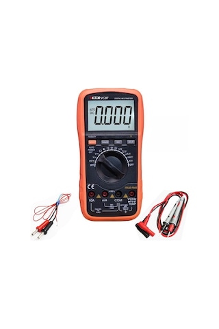 Powermaster Vc97 Dijital Multimetre Sıcaklık Ölçümü Ac Dc Voltaj Akım Ölçüm Cihazı Aleti