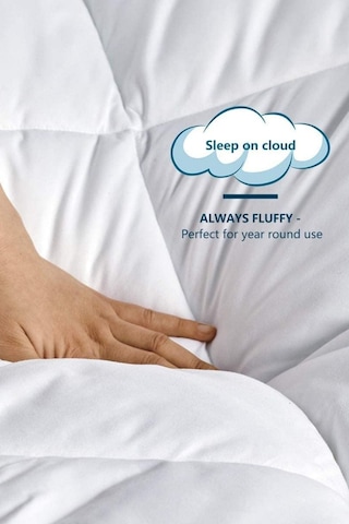 Formeya Beyaz Soft Kışlık Yorgan Çift Kişilik 195X215 Beyaz