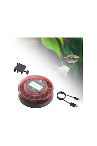 Suntek Otomatik Balık Besleyici Lcd Ekranlı Dağıtıcı