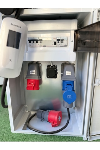 Schoner 22 Kw Akıllı Araç Şarj İstasyonu Type 2 3 Faz Ip66 Su Geçirmez