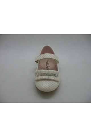Sanbe 00203 Sedef Taşlı Babet 21-25 Beyaz