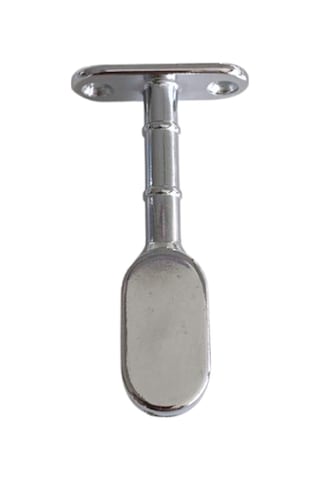 Oval Ayaklı Kapalı Askı Borusu Flanşı Mobilya Oval Boru Flanşı İç Ölçüleri En:15mm Boy:25mm 2 Adet Krom