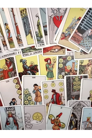English Tarot 78 Cards İngilizce Tarot Kartı - Tarot Original 1909
