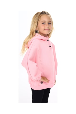 Toontoy Kız Çocuk Nakışlı Sweatshirt Pembe