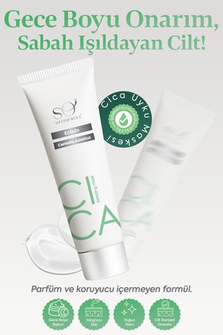 Soi Cica Yatıştırıcı Uyku Maskesi 50 ML