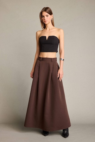 Defacto Pileli Maxi Etek G4718ax25wnbn214 Kahve