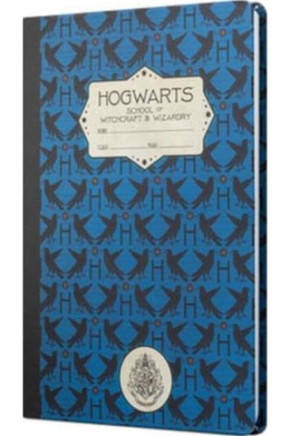 Mabbels Sert Kapak Butik Defter Harry Potter Hogwarts Ravenclaw Lacivert 80 YP 15x21 Çizgisiz DFT-388173 Lacivert