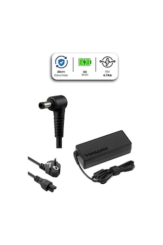 Konyax 19v 4.74a 5.5 2.5mm 90w Toshıba İçin Laptop Adaptör