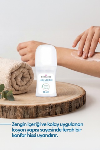 Doğal Organik Biberiye Özlü Masaj Losyonu 50 Ml