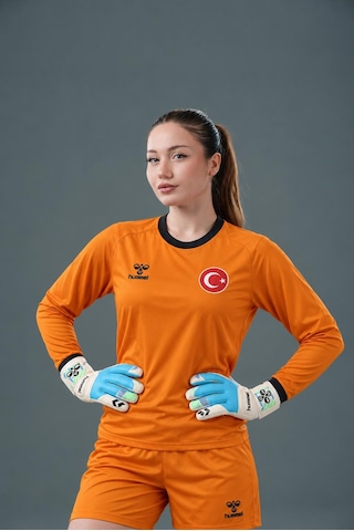 Hummel Royal Milli Takım Kaleci Forma Takımı Neon Turuncu