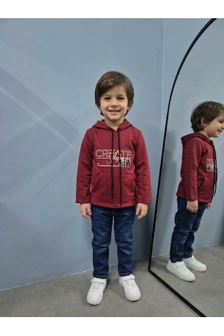 Güneş Kids Çocuk Sweatshirt Bordo