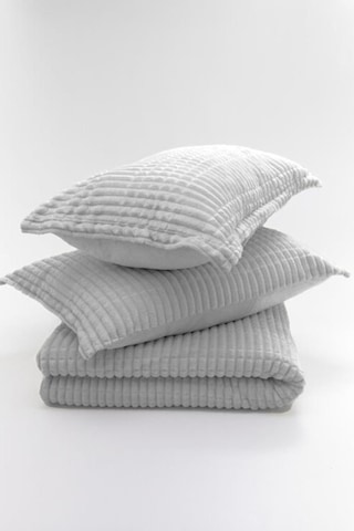 Merinos Modern Line Tek Kişilik Battaniye Seti Gri Gri