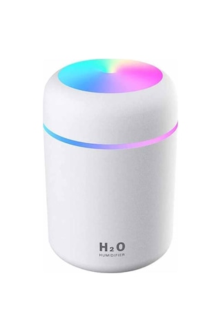 H-17 Renkli Led Işıklı Hava Nemlendirici - Sessiz Ve Etkili Nemlendirme