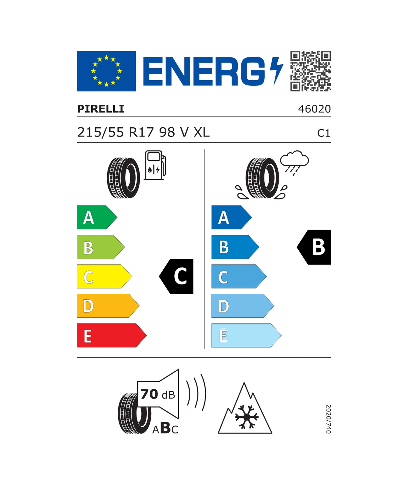 Pirelli 215/55R17 98V Cinturato Winter XL Kış Lastiği 2025