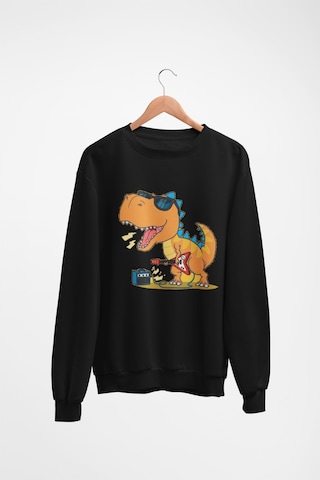 Magors Stıl-x Baskılı Erkek Çocuk Sweatshırt Siyah-5
