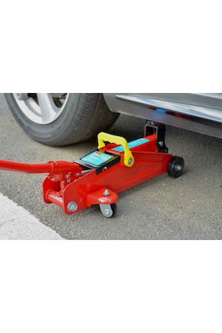 Arabalı Oto Araç Kaldırma Krikosu 2 Ton Taşıma Kapasiteli-plastik Çantalı Niken