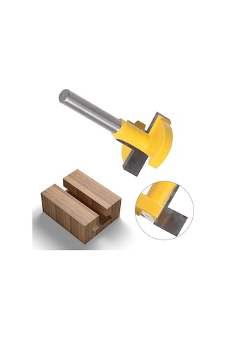 Jinchao-router Bitleri, Ahşap İşleme Keski Kesici İçin 8 '6mm Şaft, T-slot T-track Slot Yönlendirici Biti, Ev Ve Dıy Son Teknoloji Uzunluğu: 6x27x8