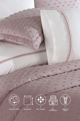 Elart Nora Çeyiz Paketi 7 Parça Gülkurusu Gülkurusu