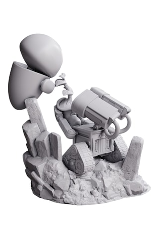 Premium Chibi Wall-e Ve Eve Figürü Pixar Koleksiyonu