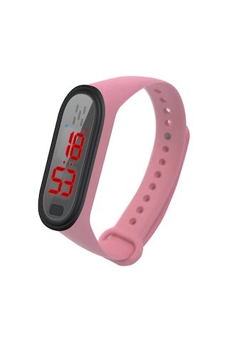 Yaozixa Akıllı Sıcaklık Ölçer Ve Ultrasonik Uyuz Kovucu Bileklik - 3 Seviye Uyuz Engelleme, Usb Şarjlı, Pembe