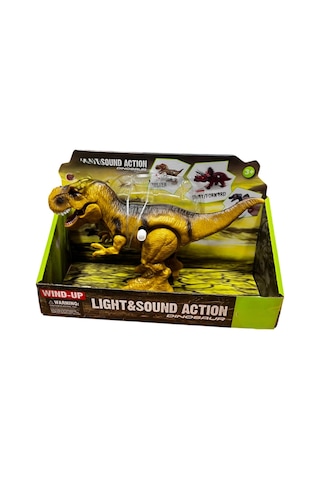 Sh40652 Kurmalı Işıklı Sesli Yürüyen Dinozor