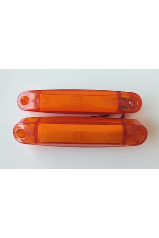 2 Adet Kalın Neon Led Lamba Turuncu 12-24 Volt