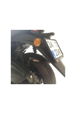 GP Kompozit Yamaha NMAX 125 / 155 2015-2020 Uyumlu Arka Çamurluk Siyah