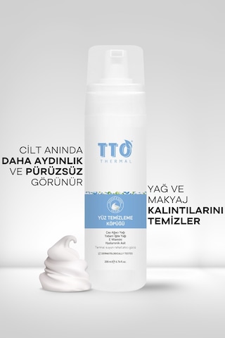 Tto Çay Ağacı Özlü Yüz Temizleme Köpüğü 200 ML