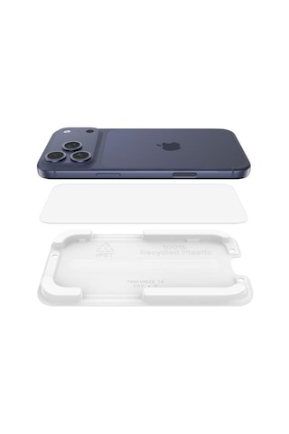Belkin Ova239hq Screenforce Invisiglass İphone 17 Pro Max Uyumlu Kolay Hizalama Kitli Temperli Cam Ekran Koruyucu