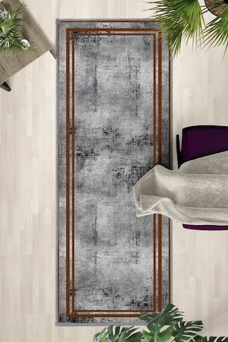 Sera Kahve Salon Mutfak Yatak Odası Yıkanabilir Yolluk