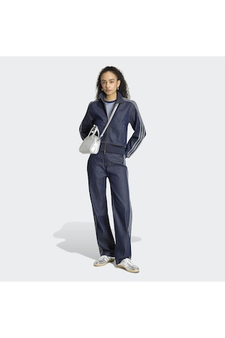 Adidas Firebird Denim Kadın Mavi Ceket Kq6491