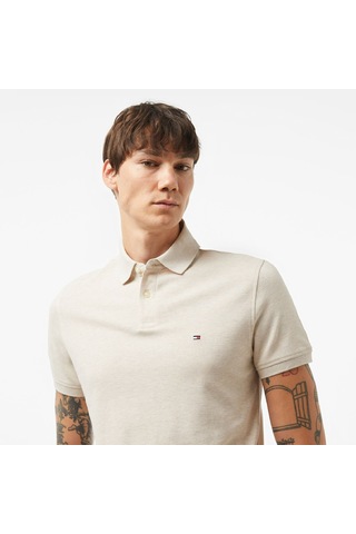 Tommy Hilfiger Tommy Hılfıger Erkek T-shırt Mw0mw17770-hcx Krem