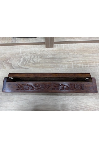 Tütsü Tabut 30 Cm Kare Oymalı