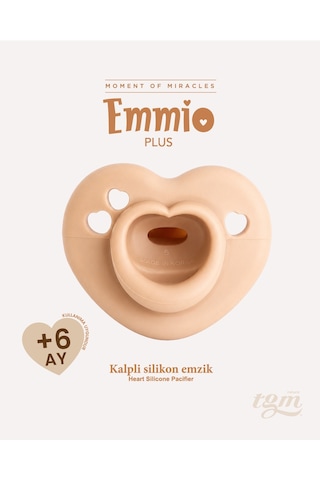 Tgm Baby Ultra Premium Silikon Kalpli Emzik Plus Açık Kahverengi